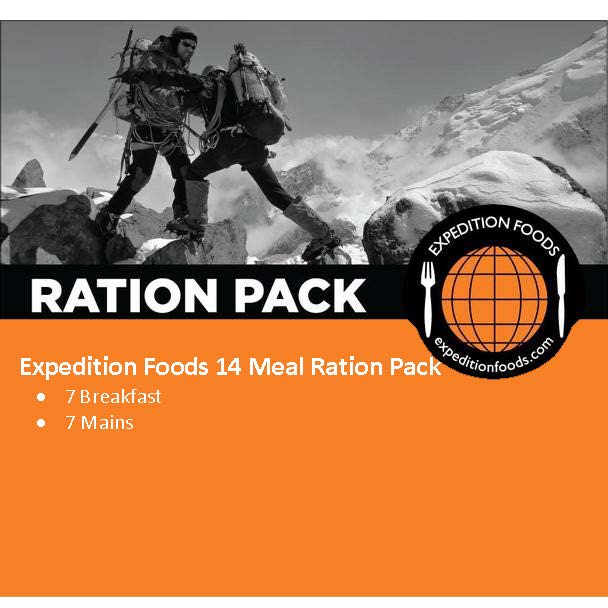 Expedition Foods 14-Meal Ration Pack · 1,000 kcal