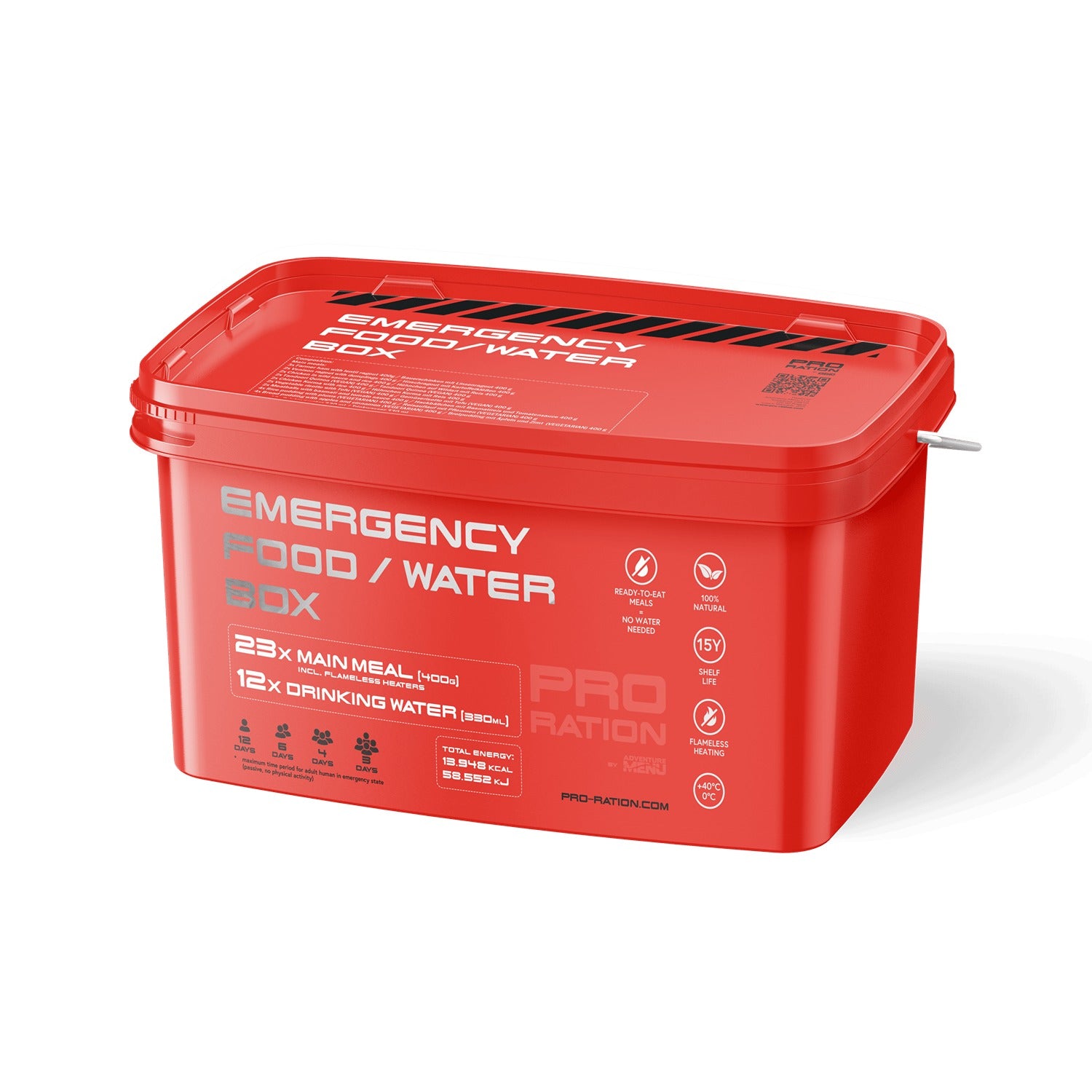 Pro Ration Emergency Food & Water Box