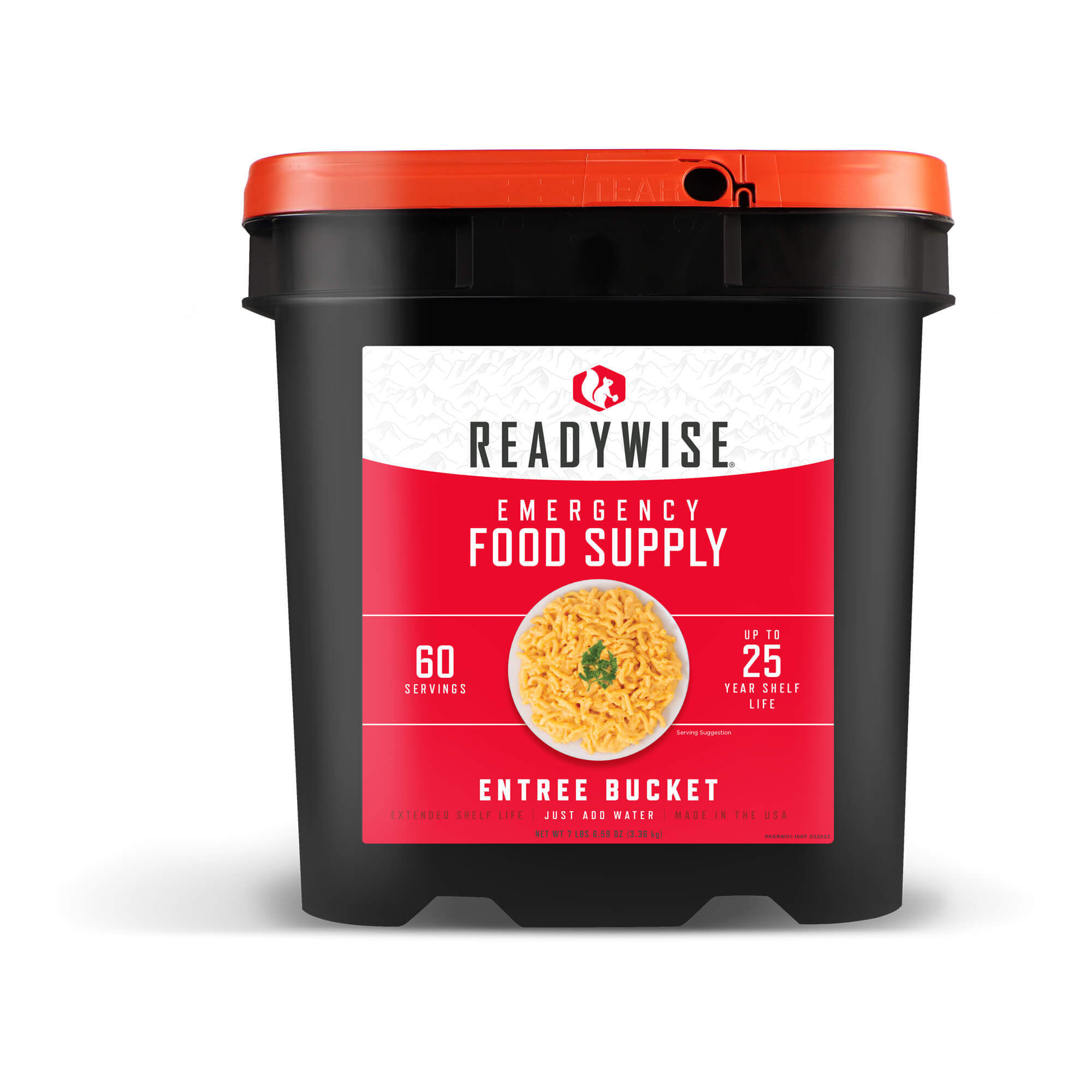ReadyWise 60 Serving Lunch & Dinner Entrée Bucket
